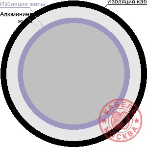 АПВ 1х70 голубой