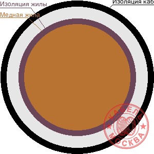 МЛТП 1х0,35 желтый