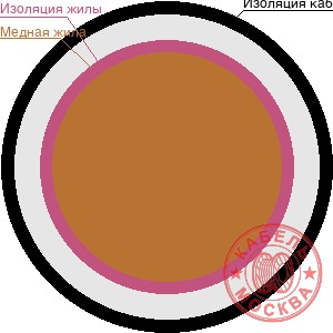 МЛТП 1х0,5 коричневый